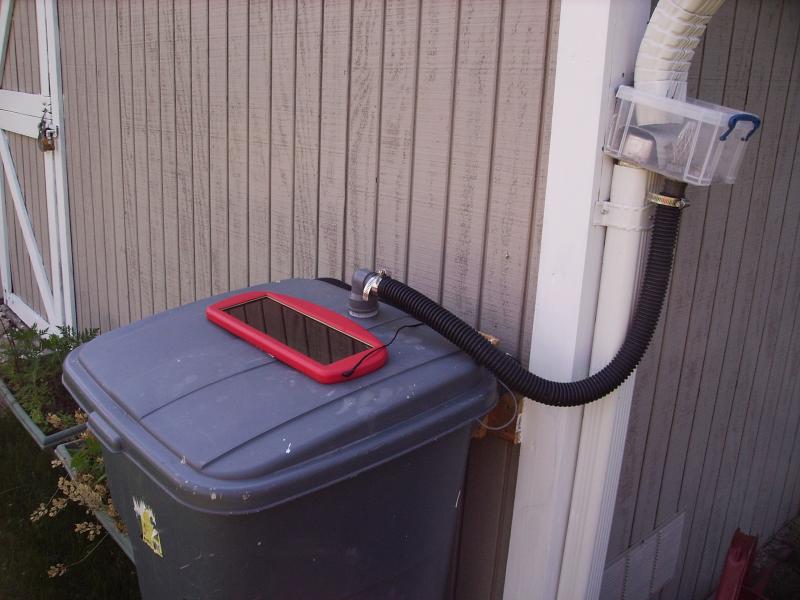 Rain Barrel Trash Can